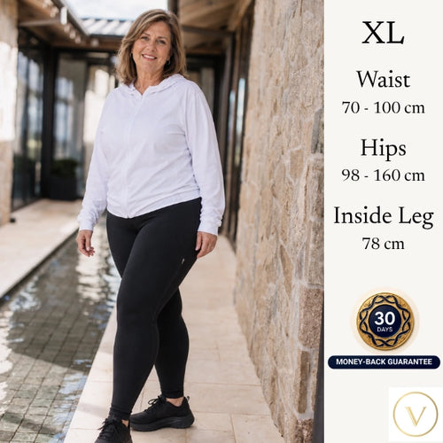 Zip-On Compression Tights: 15–20 mmHg for Heavy, Swollen Legs